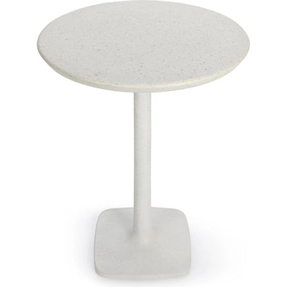 Paulina Outdoor Bar Table by Classic Home in white. Made from glass fiber reinforced concrete in a unique style.