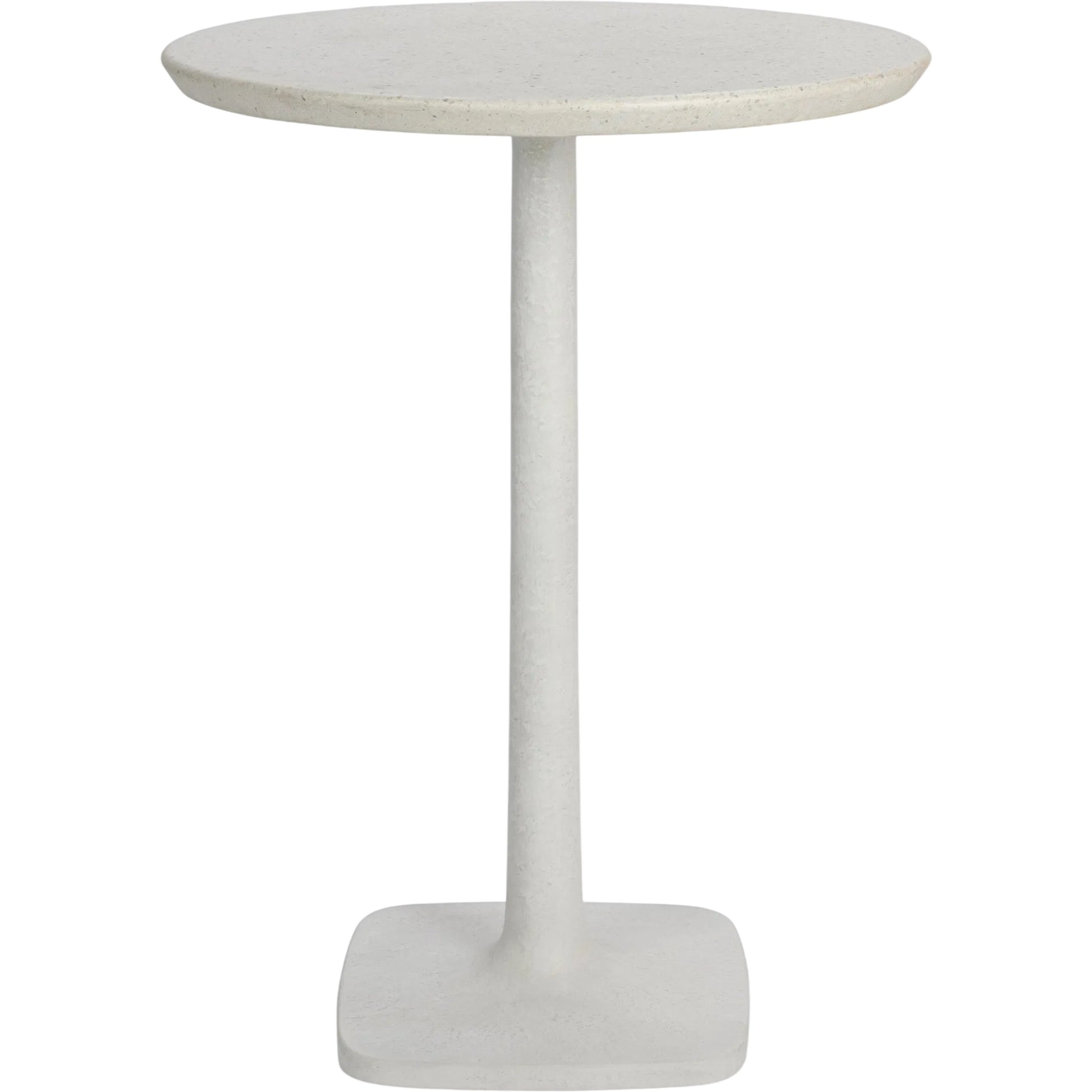 Paulina Outdoor Bar Table by Classic Home in white. Made from glass fiber reinforced concrete in a unique style.