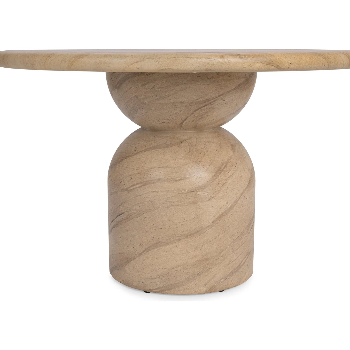 003 SI-2533211 | Additional Silo | Portola Outdoor Concrete Dining Table by Classic Home in beige. Made from glass fiber reinforced concrete in a unique style.
