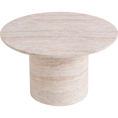 Sana Outdoor Concrete Coffee Table by Classic Home in beige. Made from glass fiber reinforced concrete in a unique style.