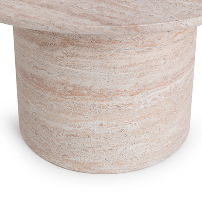 Sana Outdoor Concrete Coffee Table by Classic Home in beige. Made from glass fiber reinforced concrete in a unique style.