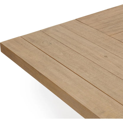 Julia Extendable Dining Table by Classic Home in soft earth. Made from reclaimed pine in a unique style.
