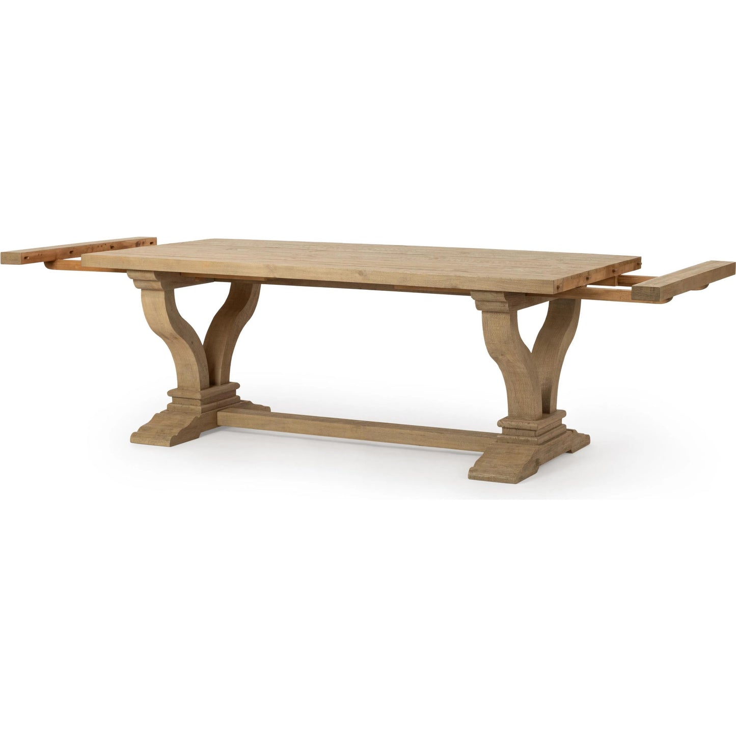 005 SI-2537798 | Additional Silo | Julia Extendable Dining Table by Classic Home in soft earth. Made from reclaimed pine in a unique style.