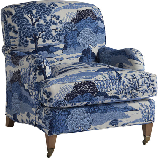 Sydney Chair with Brass Caster by Lexington in brass. Made from unique in a traditional style.