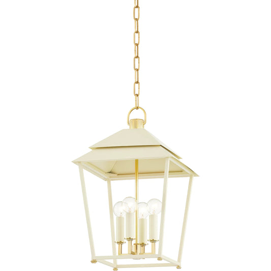 Natick Lantern by Hudson Valley. Made from steel in a modern style.