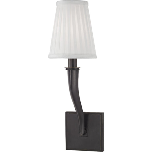 Hildreth Wall Sconce by Hudson Valley in old bronze. Made from brass in a traditional style.