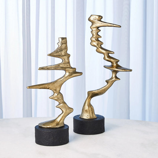 Wind Blown Sculpture by Global Views. Made from unique in a eclectic & global style.
