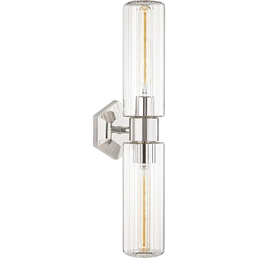 Roebling Wall Sconce by Hudson Valley. Made from brass in a modern style.