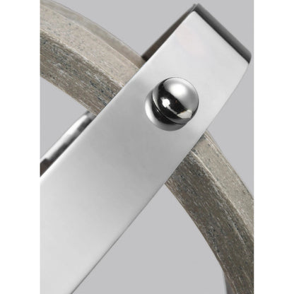 Socorro Six Light Hall / Foyer by Visual Comfort & Co. in stardust. Made from steel in a traditional style.