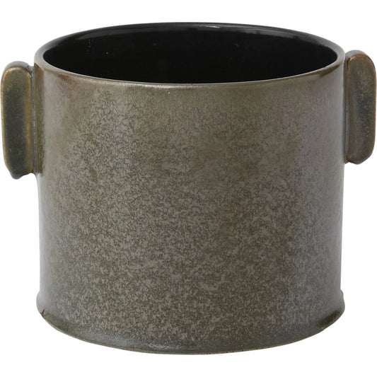 Clark Pot by Accent Decor in black. Made from ceramic in a modern style.