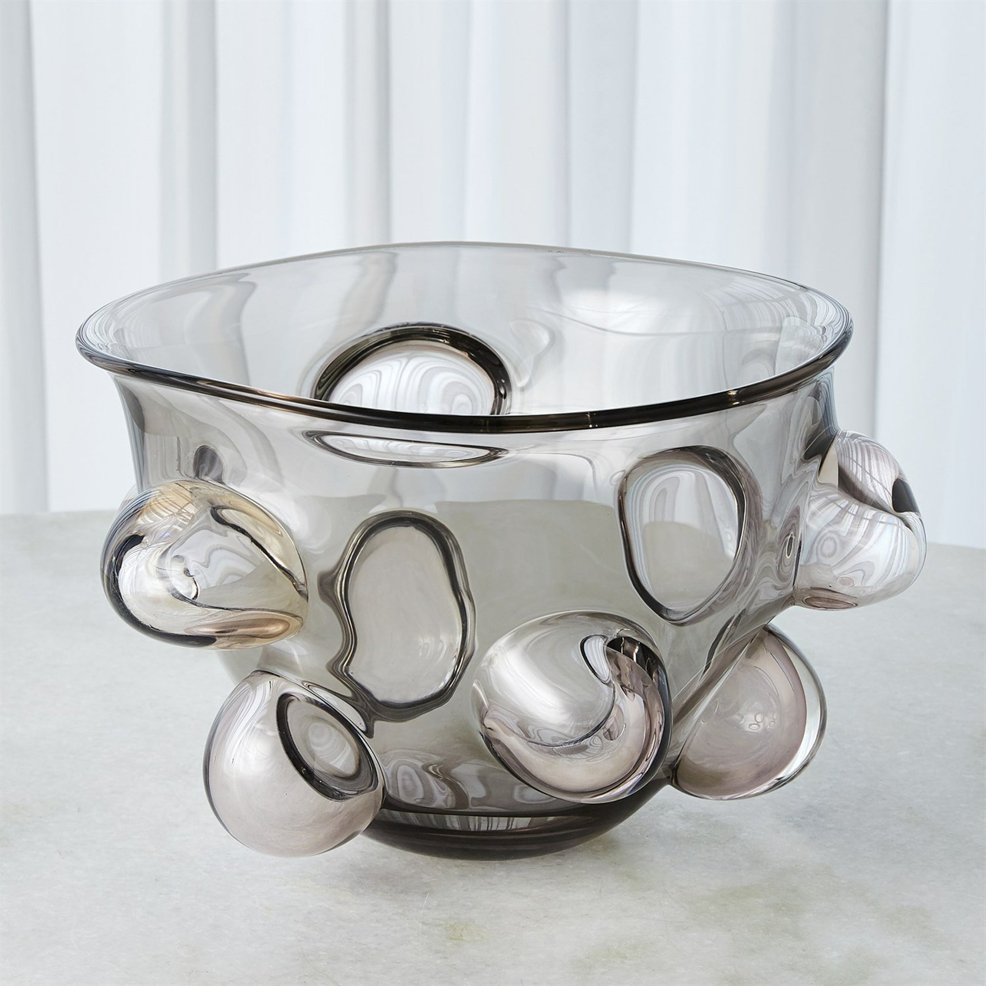 Bubbled Bowl by Global Views. Made from artglass in a eclectic & global style.