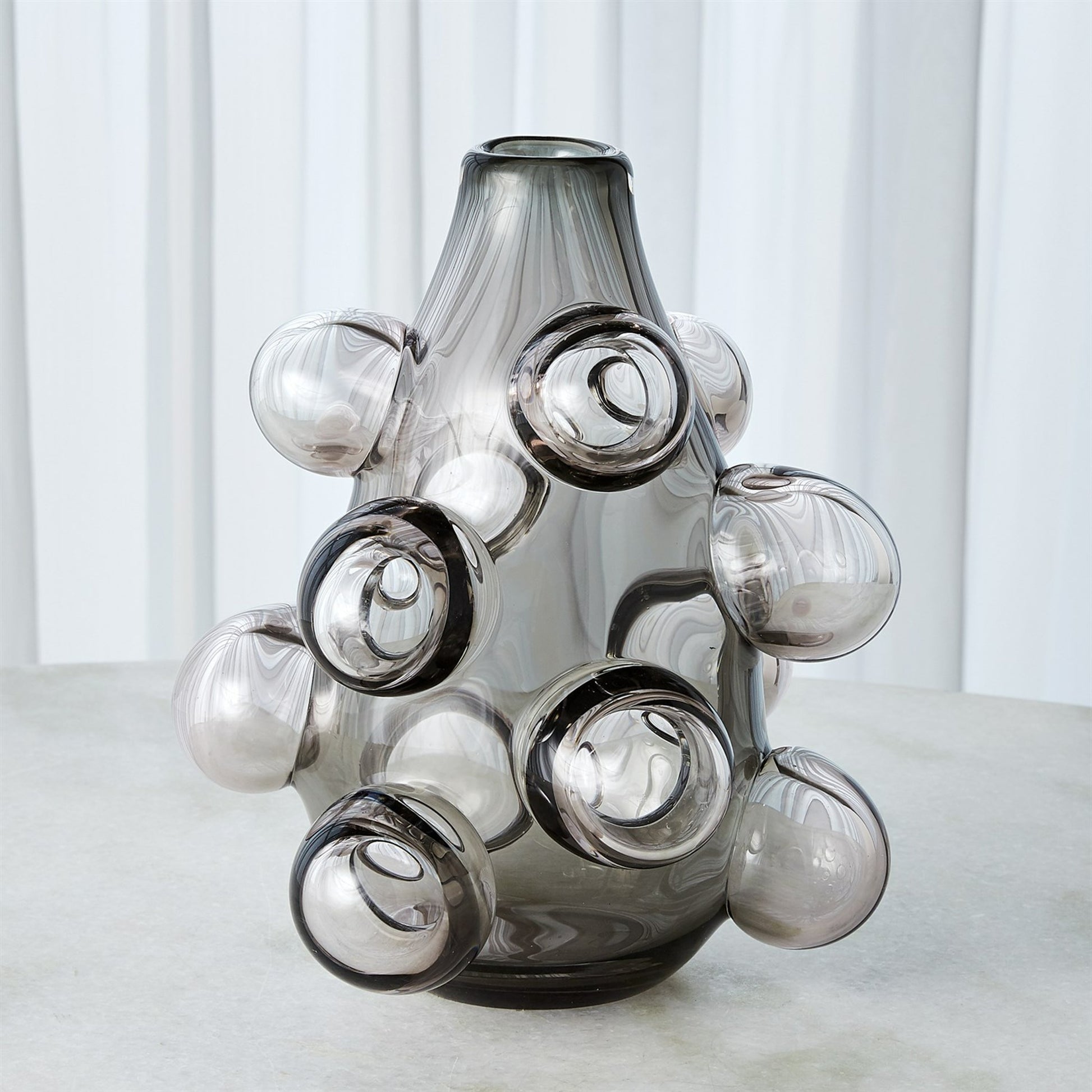 Bubbled Vase by Global Views. Made from artglass in a eclectic & global style.