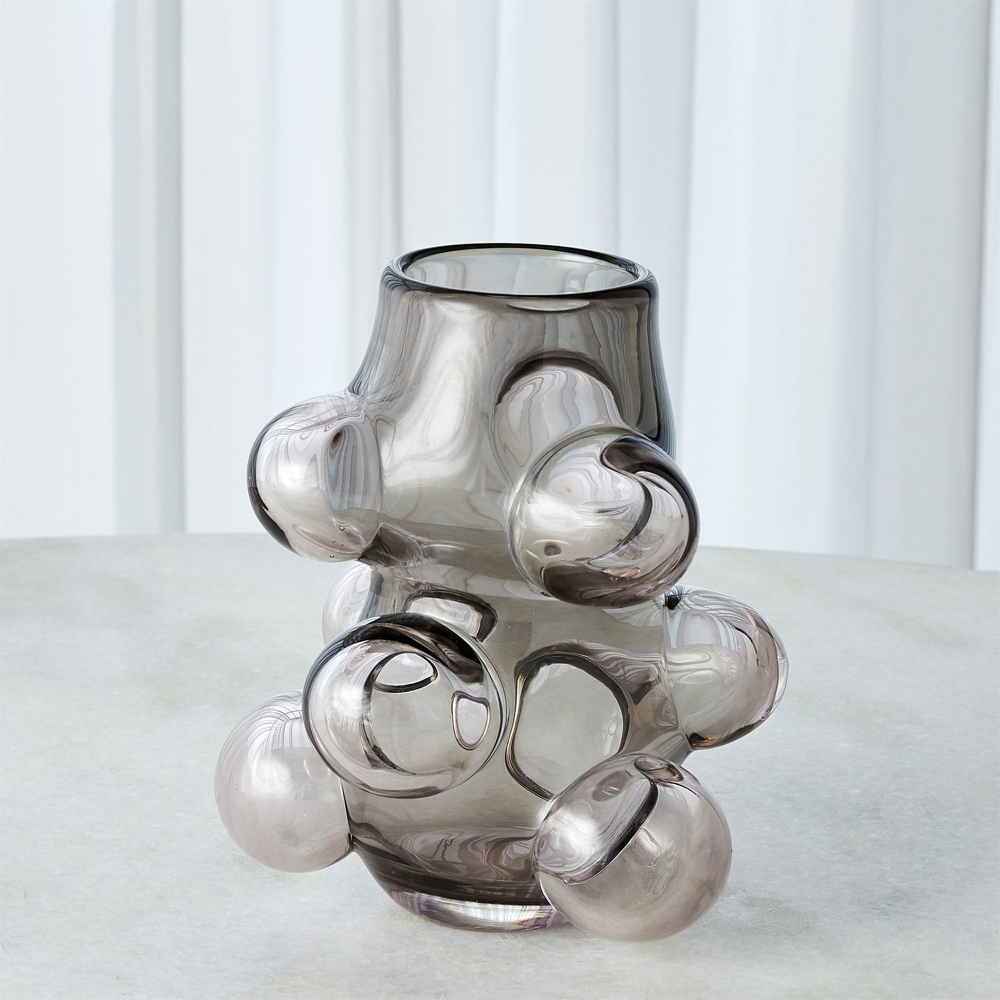 Bubbled Vase by Global Views. Made from artglass in a eclectic & global style.