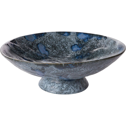 Azul Serving Tray by Accent Decor in blue. Made from ceramic in a modern style.