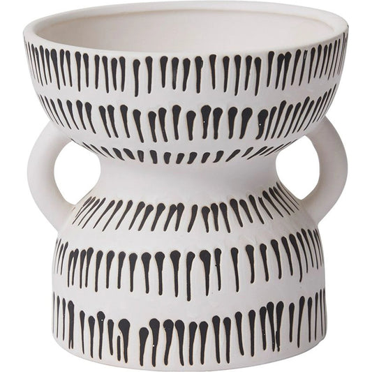 Amazon Pot by Accent Decor in white. Made from ceramic in a modern style.