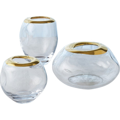 Organic Formed Vase by Global Views. Made from unique in a eclectic & global style.