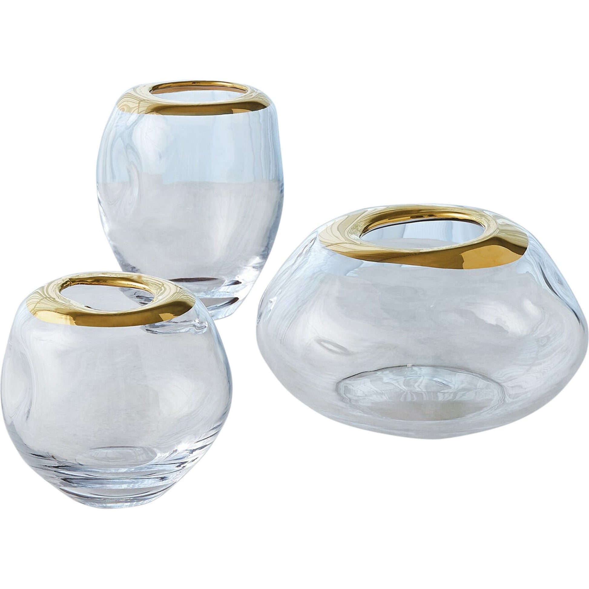 Organic Formed Vase by Global Views. Made from unique in a eclectic & global style.