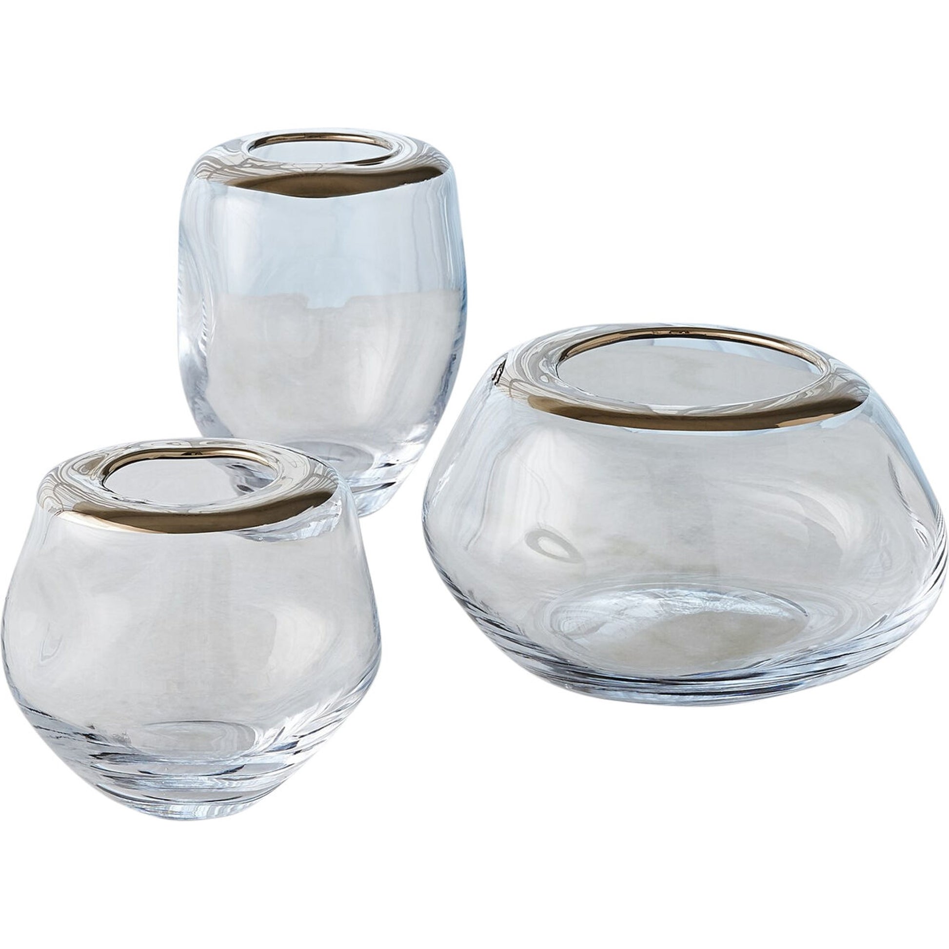 Organic Formed Vase by Global Views. Made from unique in a eclectic & global style.