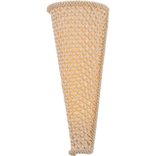 West Park Wall Sconce by Hudson Valley in soft white. Made from natural woven in a unique style.