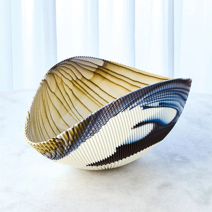 Pleated Bowl by Global Views. Made from unique in a eclectic & global style.