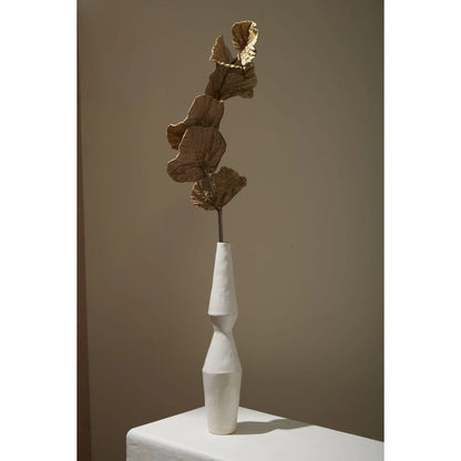 Granada Vase by Accent Decor in white. Made from ceramic in a modern style.