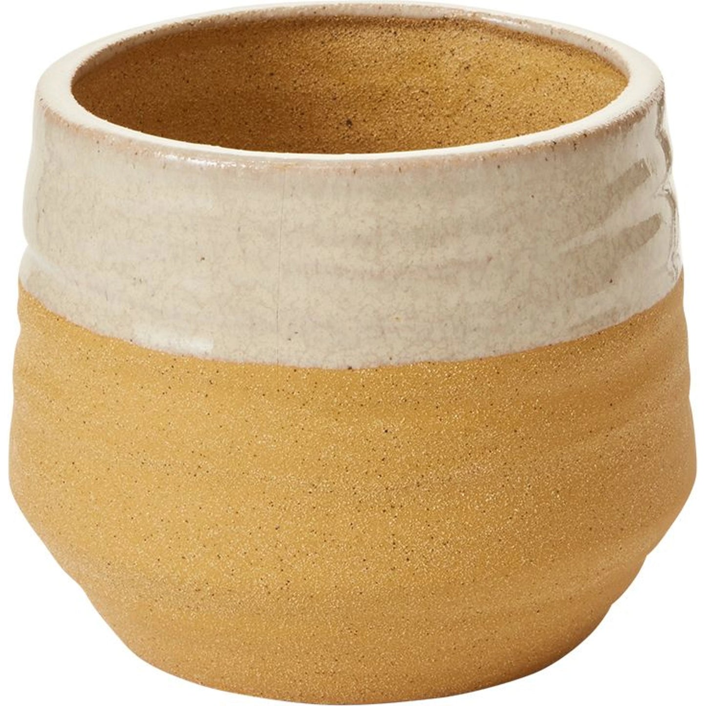 001 SI-2082541 | Additional Silo | Altamira Pot by Accent Decor in yellow. Made from ceramic in a modern style.