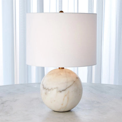 Marble Sphere Lamp by Global Views. Made from marble in a modern style.