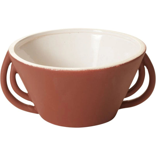 Seneca Pot by Accent Decor in terracotta. Made from ceramic in a modern style.