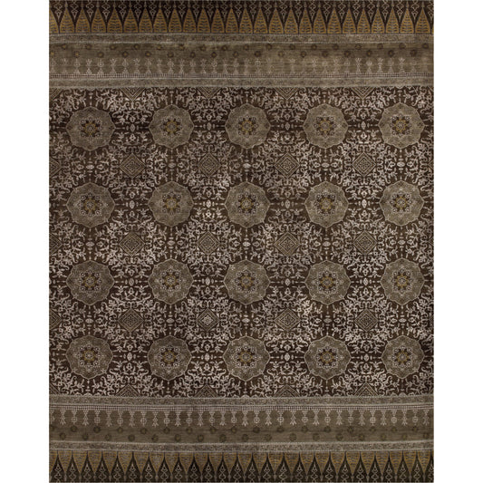 Anchala Ornamental Wool Rug - 6139F by Feizy in brown. Made from wool in a unique style.