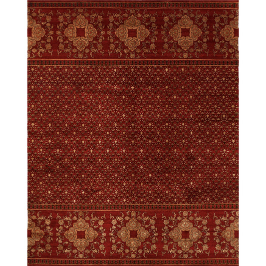 Anchala Rug - 6141F by Feizy in red, gold. Made from wool in a unique style.