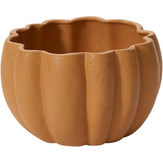 Spiced Pumpkin Pot (Set of 2) by Accent Decor. Made from ceramic in a modern style.