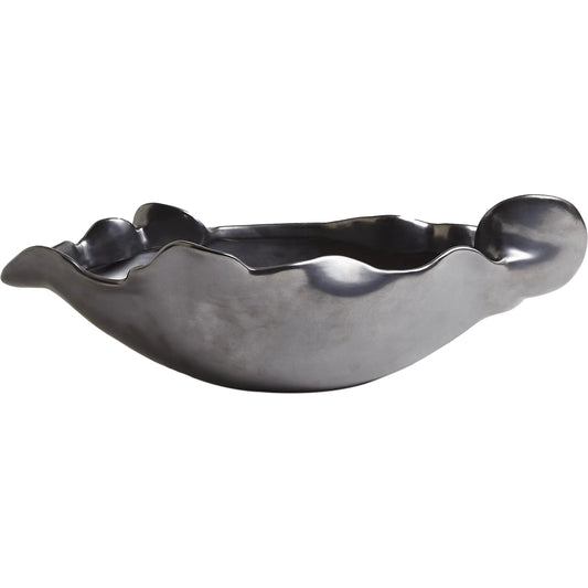 Free Form Organic Bowl by Global Views. Made from ceramic in a modern style.