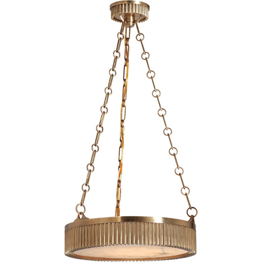 Lynden Pendant by Hudson Valley in aged brass. Made from brass in a modern style.