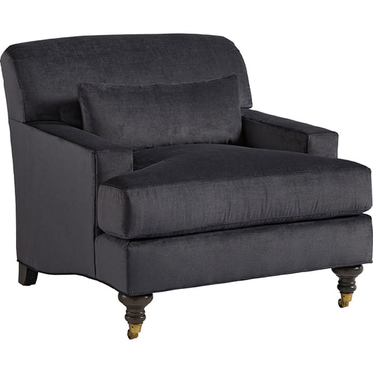Oxford Chair by Lexington in black. Made from unique in a transitional style.