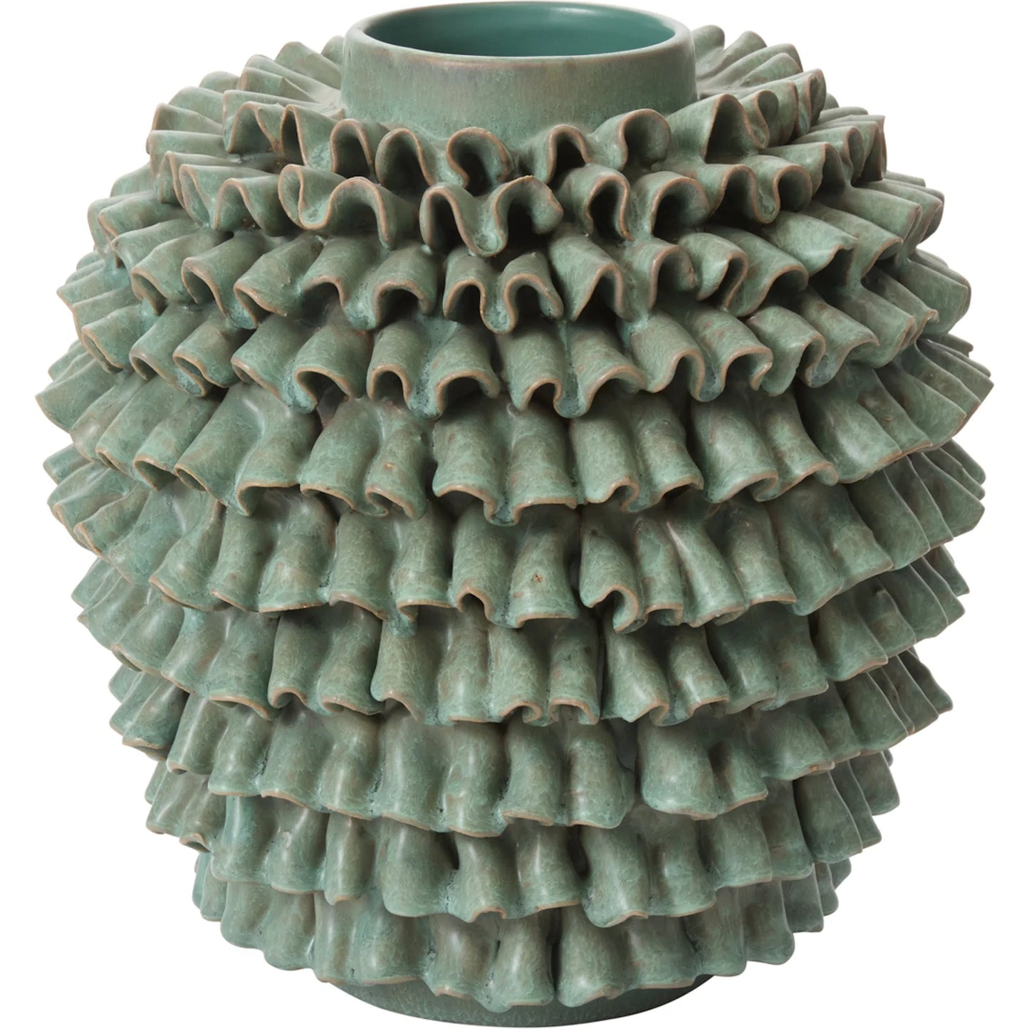 001 SI-2539589 | Primary Silo | En Pointe Vase by Accent Decor in green. Made from ceramic in a unique style.