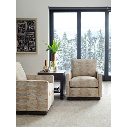 Meadow View Swivel Chair by Lexington in arrowleaf. Made from unique in a modern style.