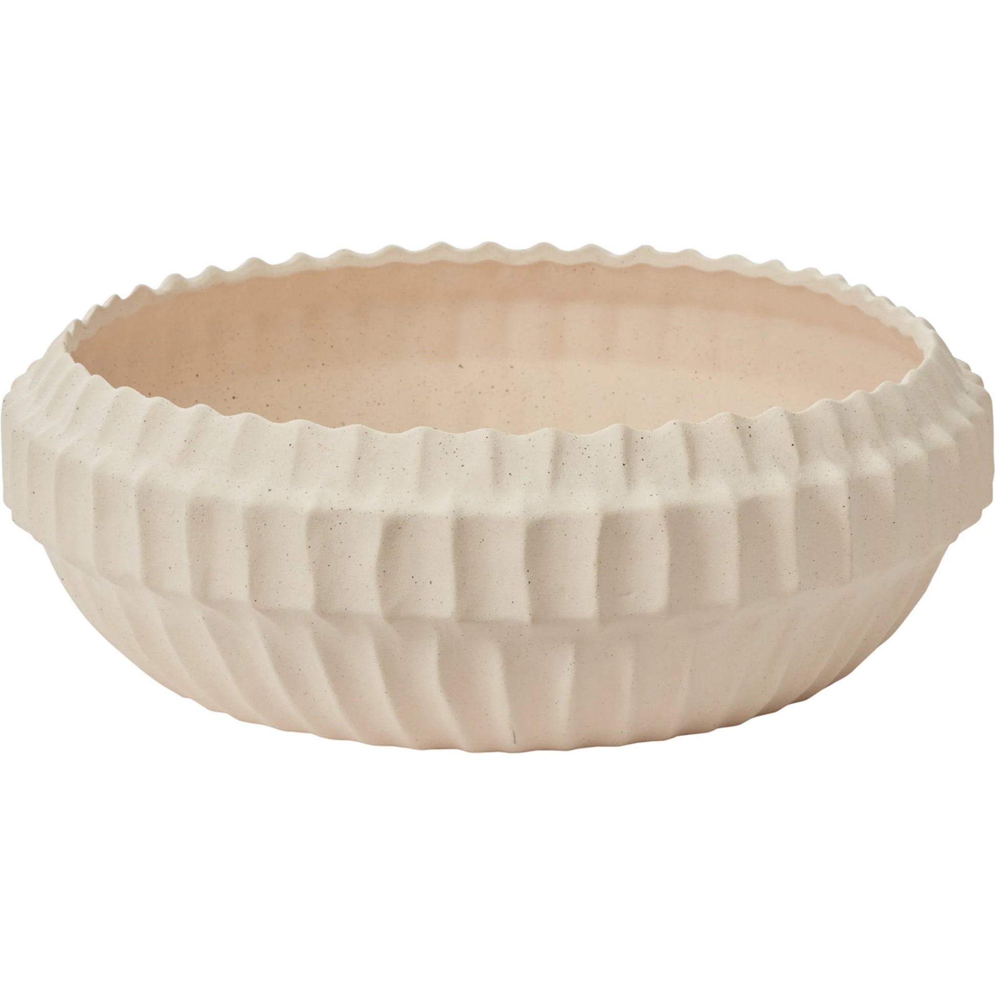 Seraphina Bowl by Accent Decor in tan. Made from ceramic in a modern style.
