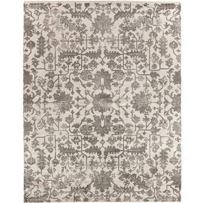 Carrera 5169 Rug by Exquisite Rugs in ash. Made from viscose in a unique style.