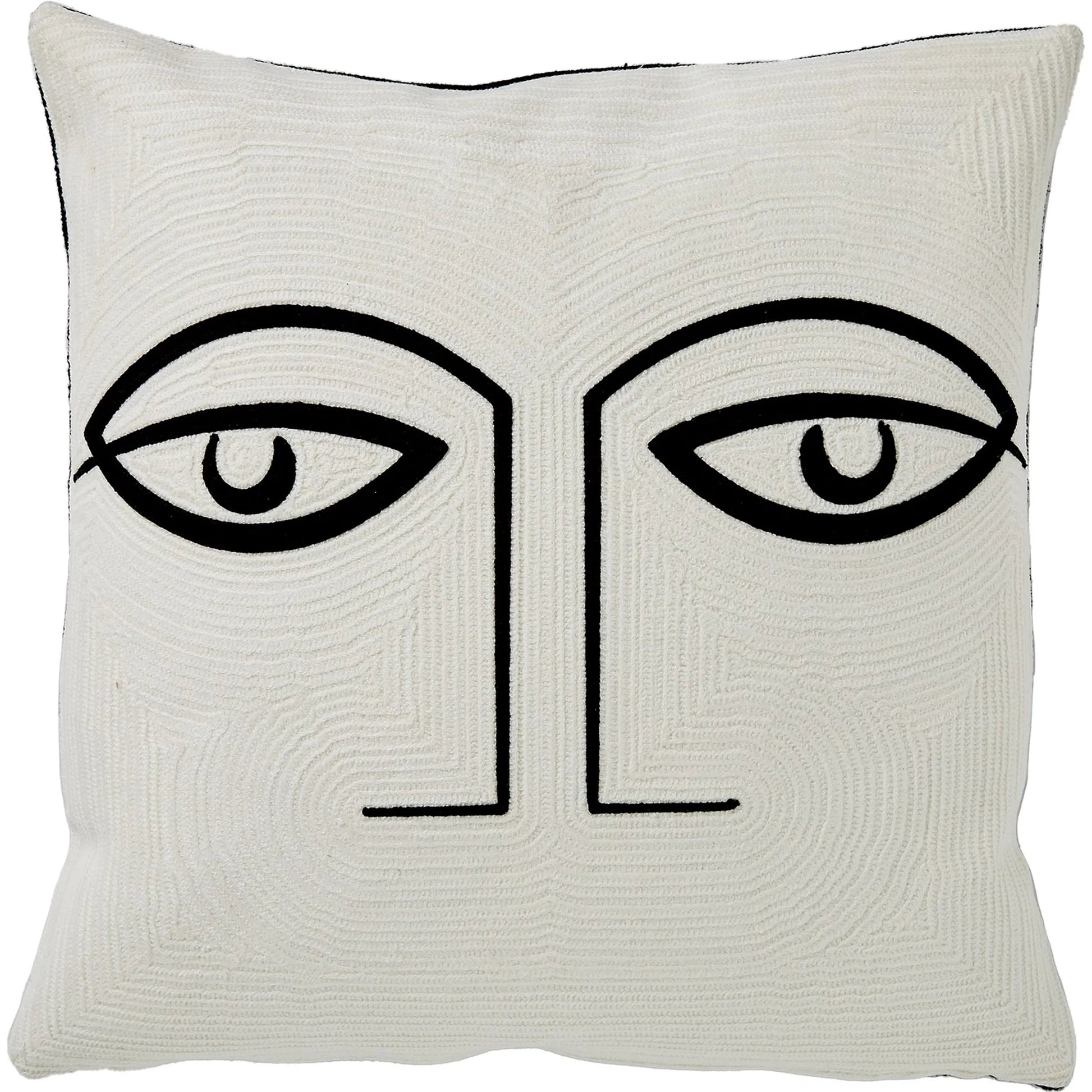 Two Eye Pillow by Global Views in natural. Made from shell 100% cotton, lining 100% cotton in a modern style.