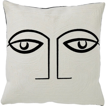 Two Eye Pillow by Global Views in natural. Made from shell 100% cotton, lining 100% cotton in a modern style.