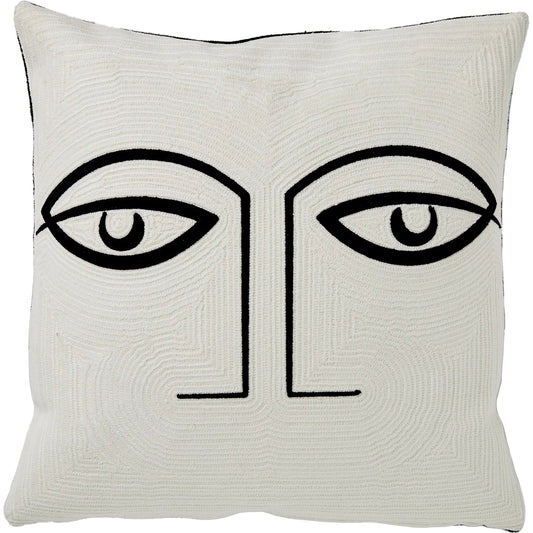 Two Eye Pillow by Global Views in natural. Made from shell 100% cotton, lining 100% cotton in a modern style.