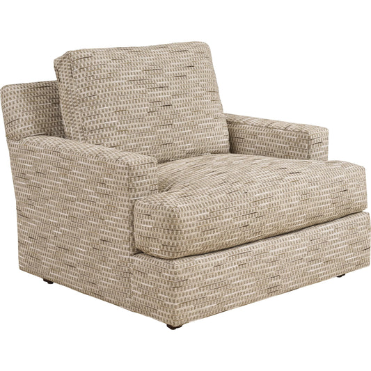 Millington Chair by Barclay Butera in beige, tan. Made from mahogany, fabric in a unique style.