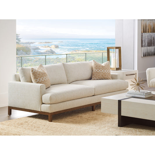 Horizon Sofa by Lexington in calais brass. Made from unique in a modern style.