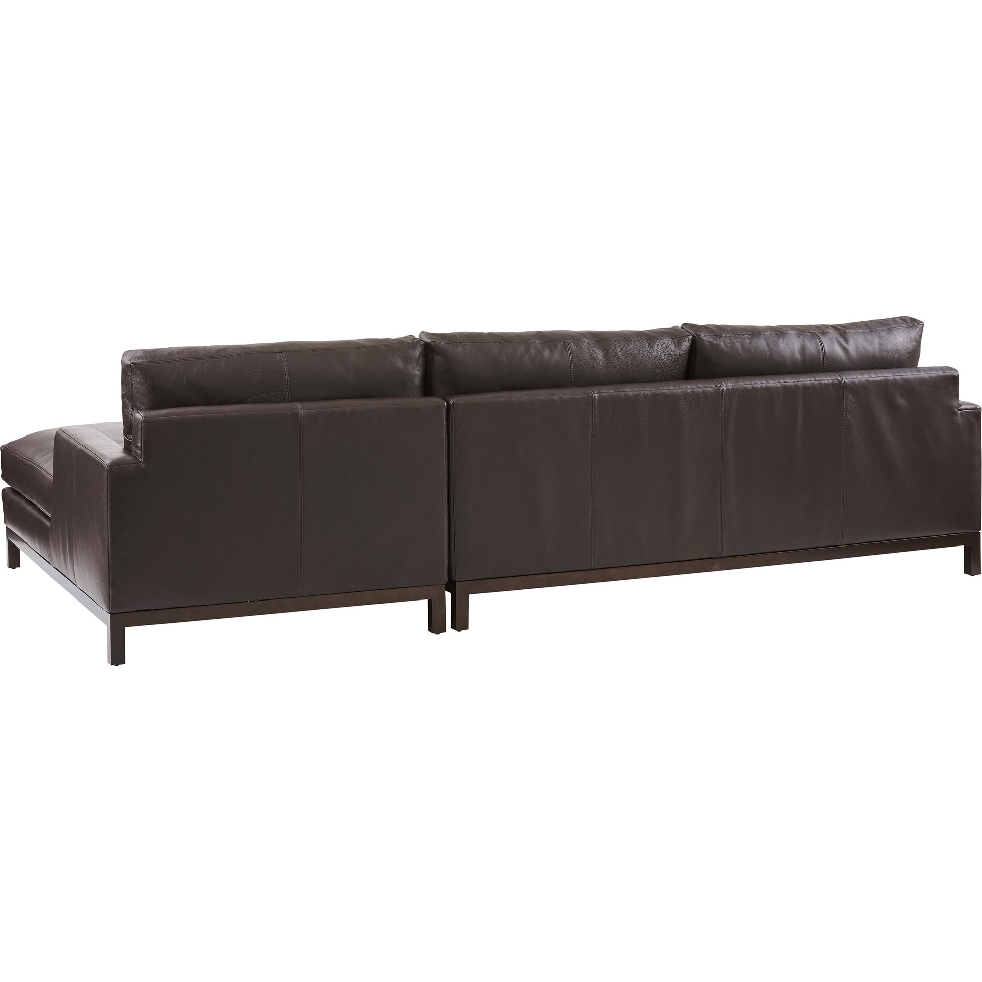 Horizon Leather Sectional by Lexington in bronze. Made from unique in a modern style.