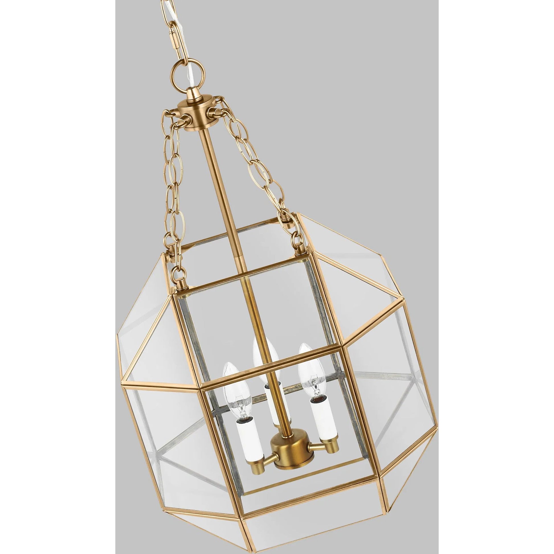 Morrison Small Three Light Lantern by Visual Comfort & Co.. Made from steel in a unique style.