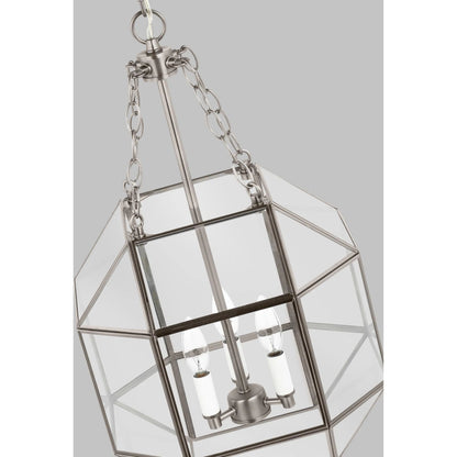 Morrison Small Three Light Lantern by Visual Comfort & Co.. Made from steel in a unique style.