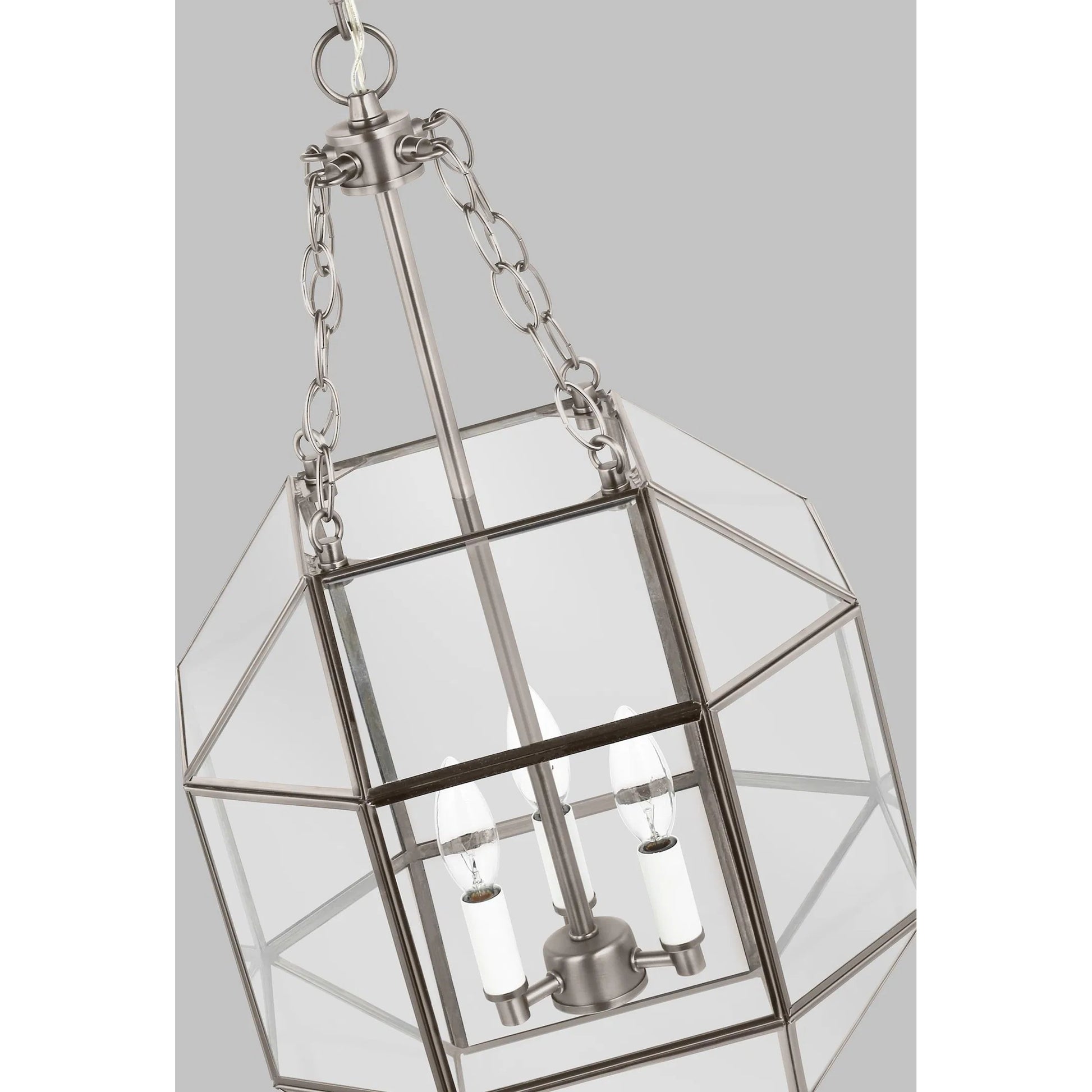 Morrison Small Three Light Lantern by Visual Comfort & Co.. Made from steel in a unique style.