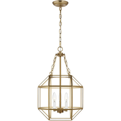 Morrison Small Three Light Lantern by Visual Comfort & Co.. Made from steel in a unique style.