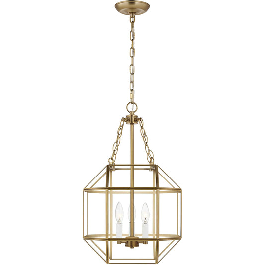 Morrison Small Three Light Lantern by Visual Comfort & Co.. Made from steel in a unique style.