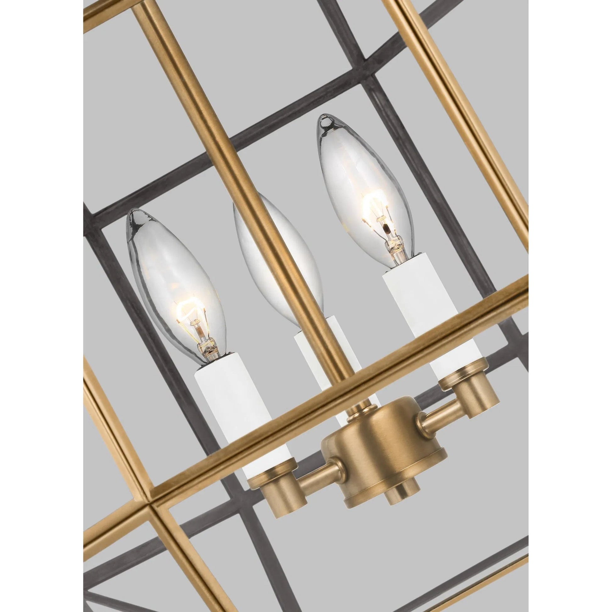 Morrison Small Three Light Lantern by Visual Comfort & Co.. Made from steel in a unique style.